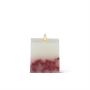 Luminara Berry Square Candle - Small