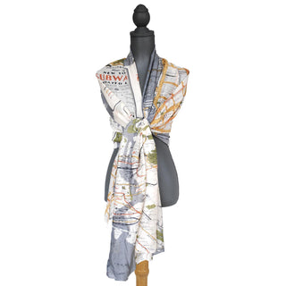 New York Map Scarf