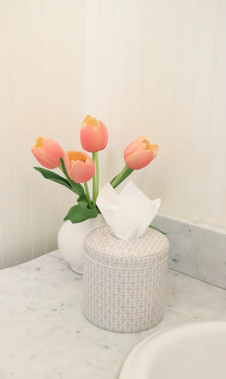 The Hattie Tissue Vessel Pink-White