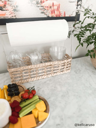 Woven Acrylic Utensil Caddy