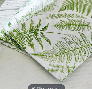 Fern 3-Ply Paper Cocktail Napkin (includes 20 napkins)