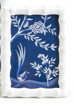 4x6 Aviary High Gloss Faux Bamboo Photo Frame