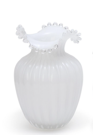 Large Glass Pearl Vase