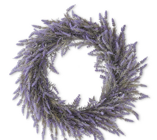 24" Purple Lavender Wreath