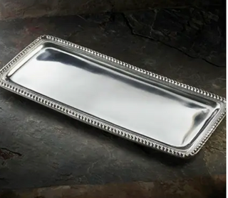 Large Beaded Rectangle Tray