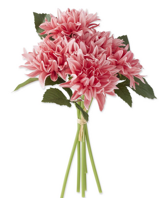 Rose Real Touch Dahlia Bundle (6 Stems)