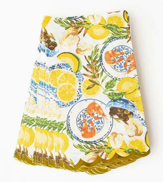 Lemon Santorini Paper Guest Towel Packs