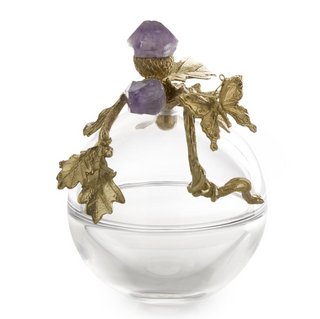 John Richard Amethyst Sprig Cloche, Small