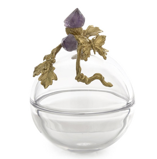 John Richard Amethyst Sprig Cloche, Medium