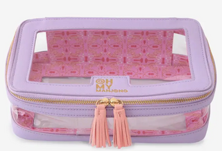 Lavender Mahjong Tile Storage Bag