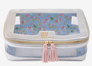 Silver Mahjong Tile Storage Bag