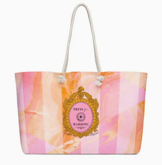 Press For Mahjong Tote Bag