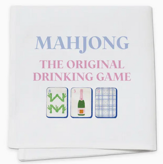 Cocktail Napkins (Set of 4)- Mahjong Drinking Game