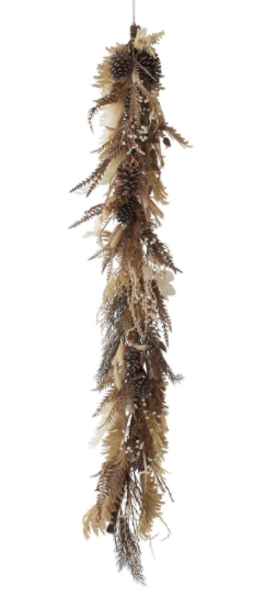 Mixed Fall Foliage Garland 72"