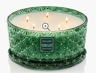 Voluspa Noble Fir Garland Centerpiece Candle